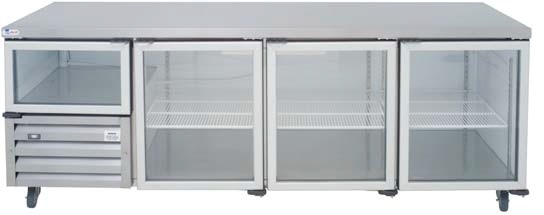 gd8sc-&ndash-3½-glass-door-ststeel-underbar-fridge-2380mm